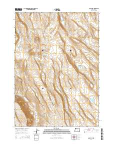 Bull Lake 2014 topographic map thumbnail