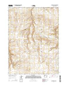 Chipmunk Basin 2014 topographic map thumbnail