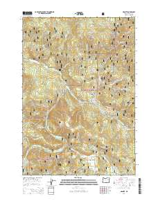 Granite 2014 topographic map thumbnail