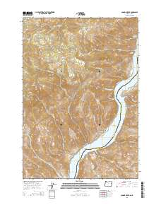 Connor Creek 2014 topographic map thumbnail