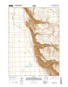 Home Creek Butte 2014 topographic map thumbnail