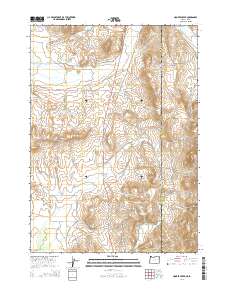 Hooker Creek 2014 topographic map thumbnail