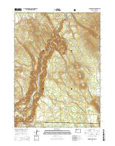 Chicken Hills 2014 topographic map thumbnail