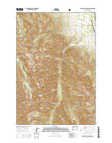 Chief Joseph Mountain 2014 topographic map thumbnail