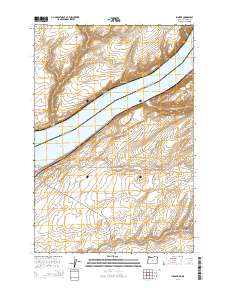 Juniper 2014 topographic map thumbnail