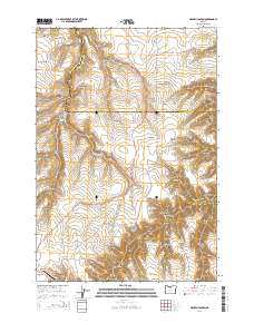 Macken Canyon 2014 topographic map thumbnail