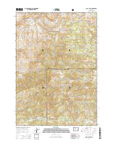 Foley Butte 2014 topographic map thumbnail