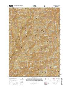 Hobson Horn 2014 topographic map thumbnail