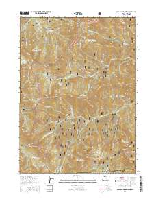 Grayback Mountain 2014 topographic map thumbnail