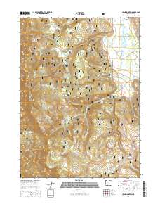 Crane Mountain 2014 topographic map thumbnail