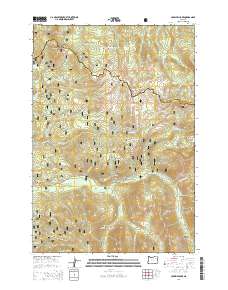 Crawfish Lake 2014 topographic map thumbnail