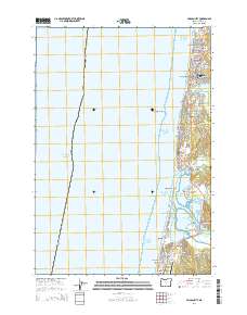 Lincoln City 2014 topographic map thumbnail
