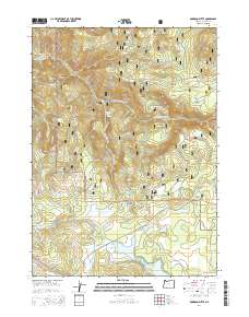 Robinson Butte 2014 topographic map thumbnail