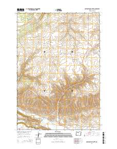 Postage Stamp Butte 2014 topographic map thumbnail
