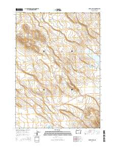 Potato Hills 2014 topographic map thumbnail