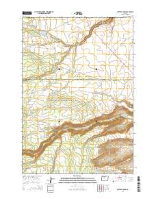 Potters Ponds 2014 topographic map thumbnail