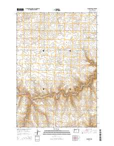 Klondike 2014 topographic map thumbnail