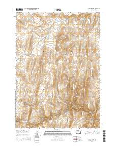 Rufino Butte 2014 topographic map thumbnail