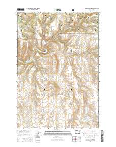Greenwood Butte 2014 topographic map thumbnail