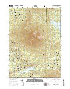 Mount McLoughlin 2014 topographic map thumbnail