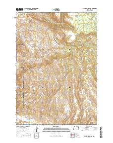 Picture Gorge East 2014 topographic map thumbnail
