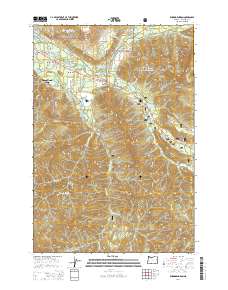 Rhododendron 2014 topographic map thumbnail