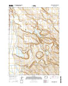 Krumbo Reservoir 2014 topographic map thumbnail