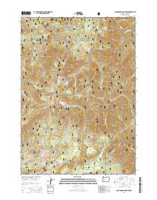 Groundhog Mountain 2014 topographic map thumbnail