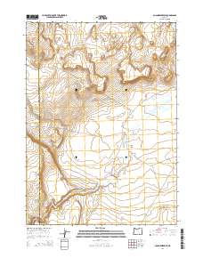 Guano Reservoir 2014 topographic map thumbnail
