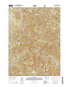 Oregon Caves 2014 topographic map thumbnail