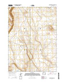 Sagebrush Knoll 2014 topographic map thumbnail