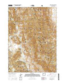 Morgan Butte 2014 topographic map thumbnail