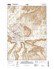 Prineville 2014 topographic map thumbnail