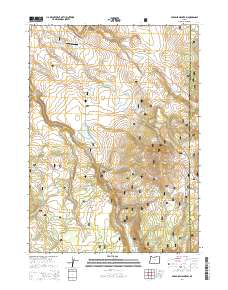 Paradise Mountain 2014 topographic map thumbnail