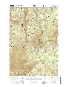 Pinhead Buttes 2014 topographic map thumbnail