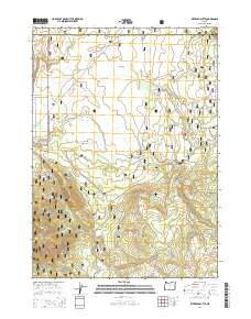 Riverbed Butte 2014 topographic map thumbnail