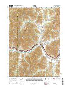Rogue River 2014 topographic map thumbnail