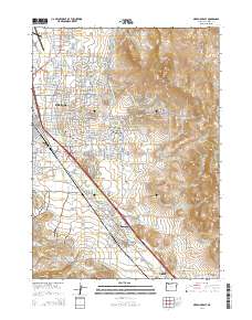 Medford East 2014 topographic map thumbnail