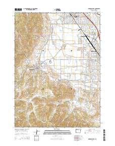 Medford West 2014 topographic map thumbnail