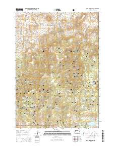 Mule Deer Ridge 2014 topographic map thumbnail