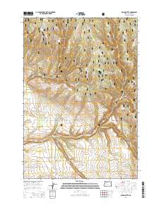 Owens Butte 2014 topographic map thumbnail