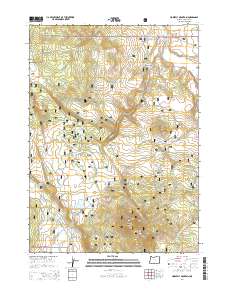Horsefly Mountain 2014 topographic map thumbnail