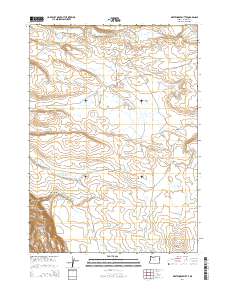 Whitehorse Butte 2014 topographic map thumbnail