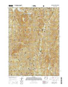 Quosatana Butte 2014 topographic map thumbnail