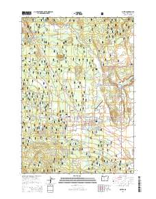 Sisters 2014 topographic map thumbnail