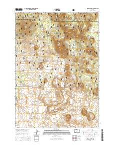 Sixteen Butte 2014 topographic map thumbnail