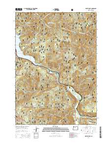 Westfir West 2014 topographic map thumbnail