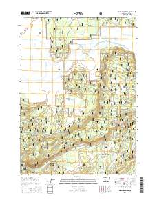 Wildhorse Ridge 2014 topographic map thumbnail