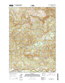 Mill City North 2014 topographic map thumbnail