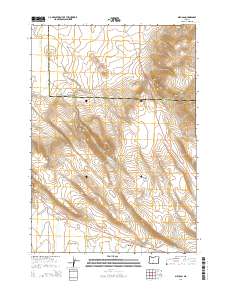 Millican 2014 topographic map thumbnail